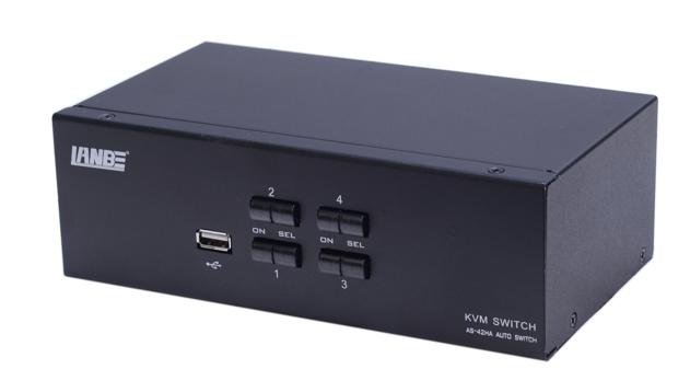 AS-42HA（HDMI KVM Switch, 4ports, Dual-monitor）